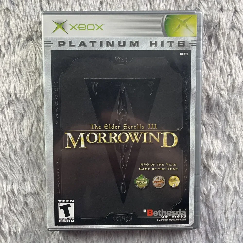 Elder Scrolls III: Morrowind (Microsoft Xbox, 2002) Disc Case Manual Inserts